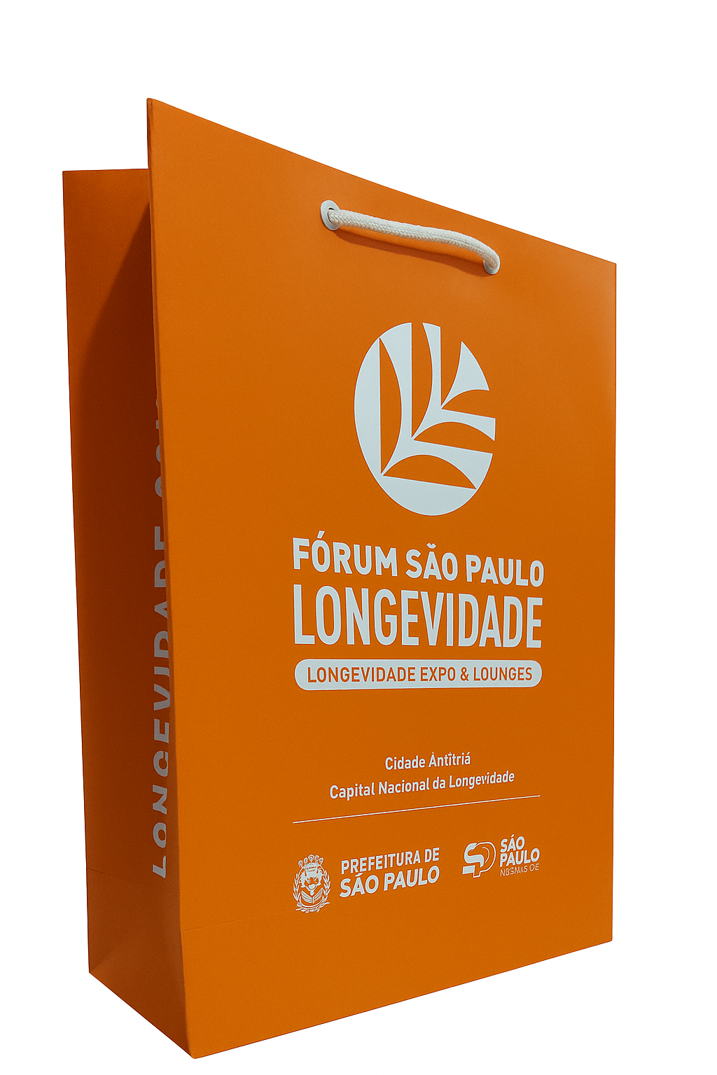 Imagem de referência: paleta de cores e contraste em arte para sacolas de papel