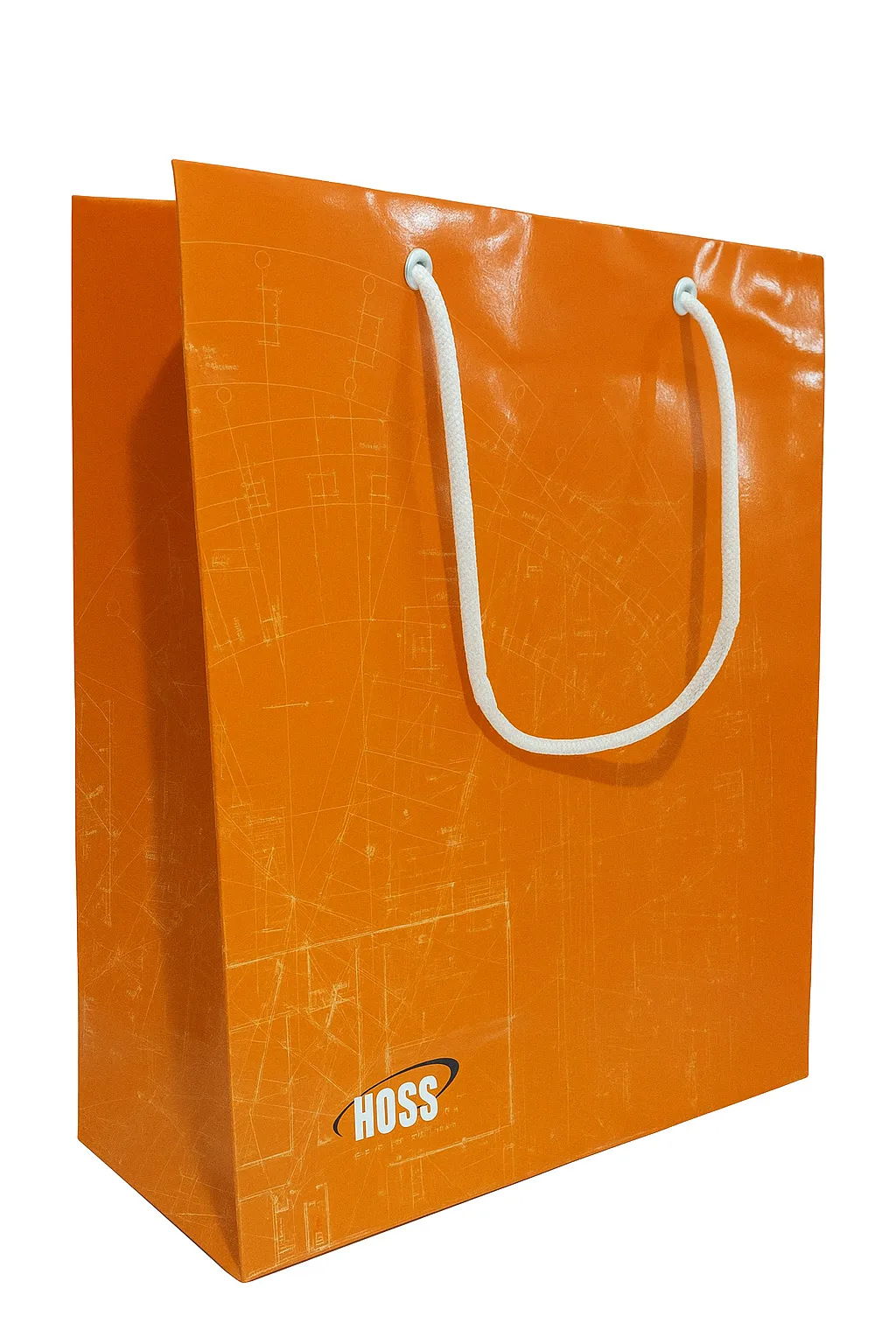 Imagem de referência: papel couchê em sacolas: identidade visual da marca
