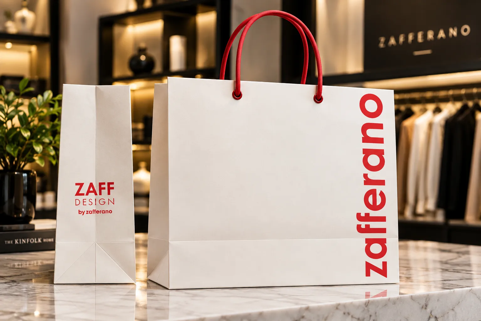 Imagem de referência: papel triplex em sacolas: rotina do varejo