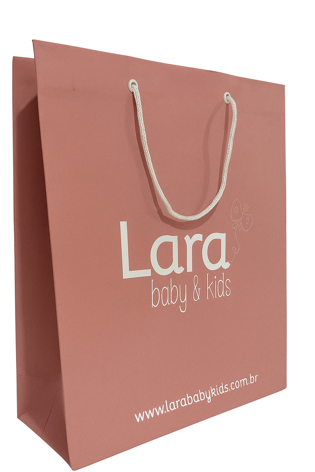 Imagem de referência: sacolas de papel para boutique de moda