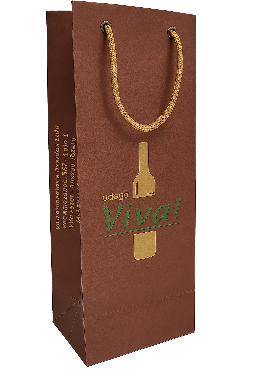 Imagem de referência: sacolas de papel para cervejaria artesanal
