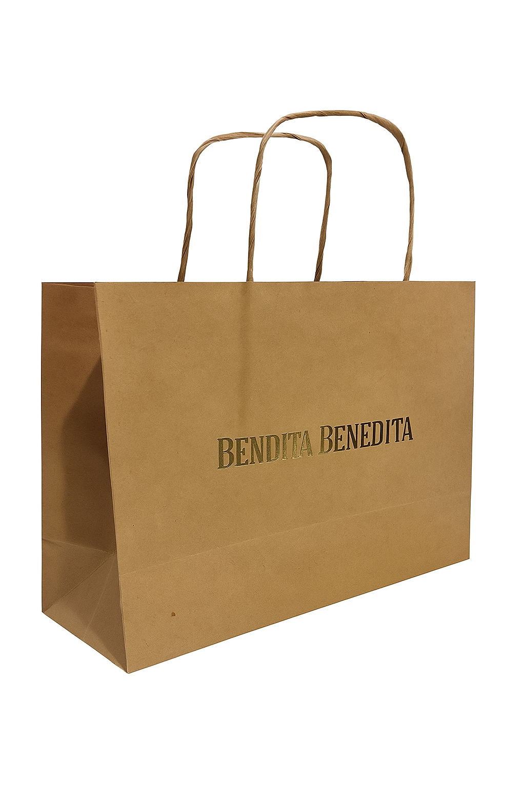Imagem de referência: sacolas de papel para papelaria