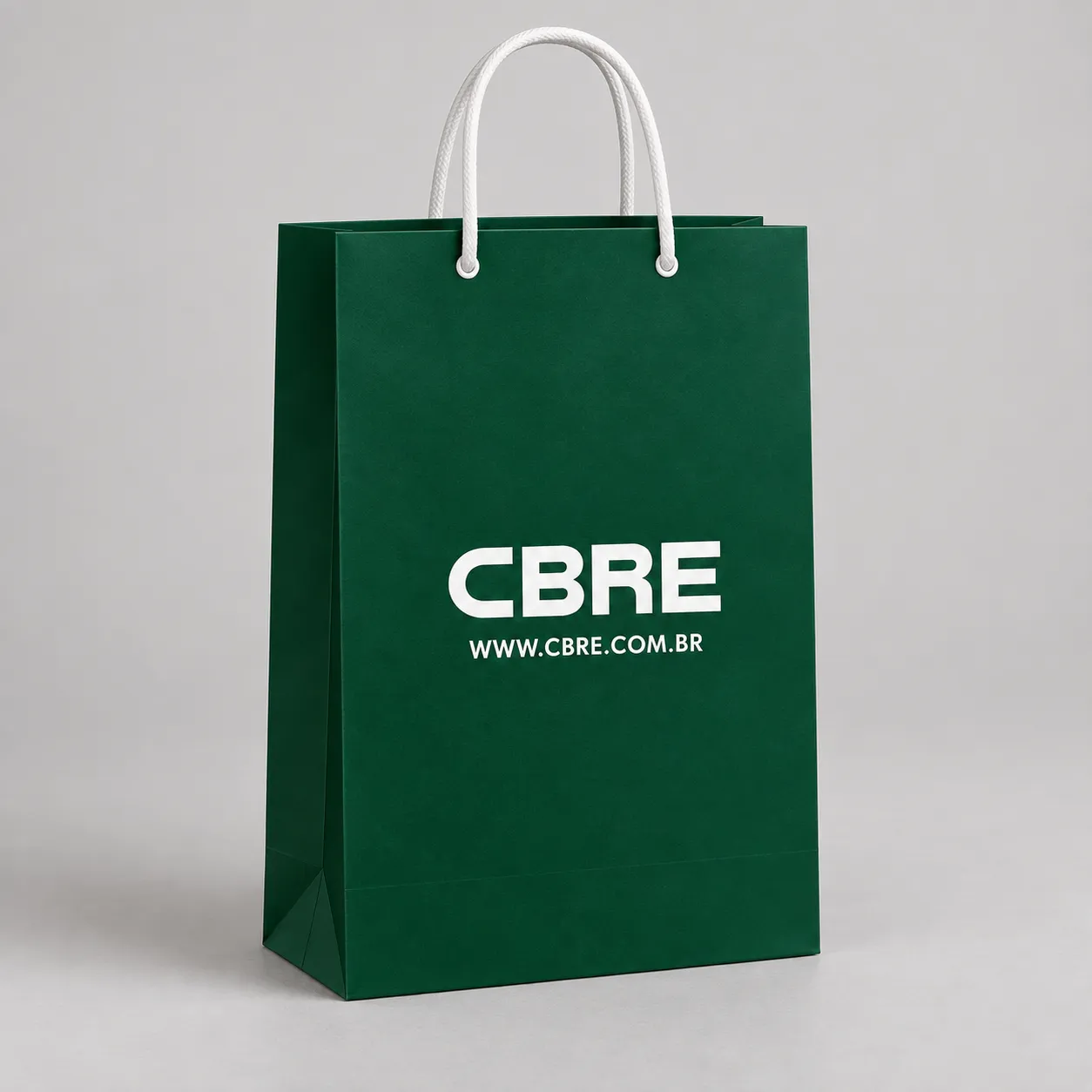 Imagem de referência: lembrança de marca de sacolas de papel para ações de pós-venda