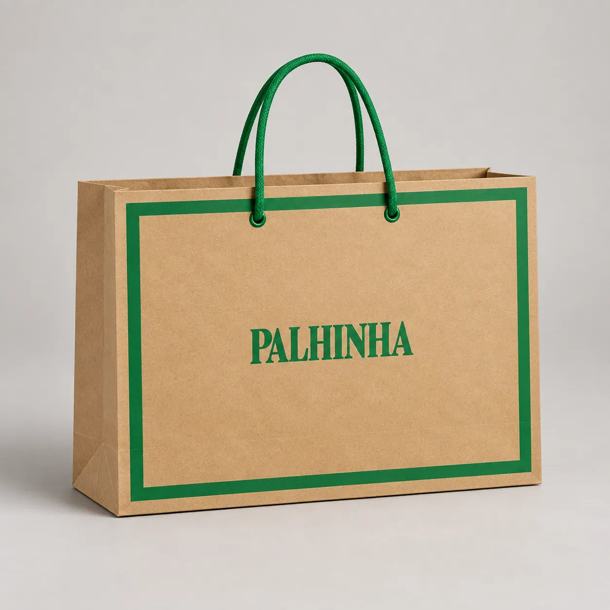 Imagem de referência: lembrança de marca de sacolas de papel para experiência do cliente