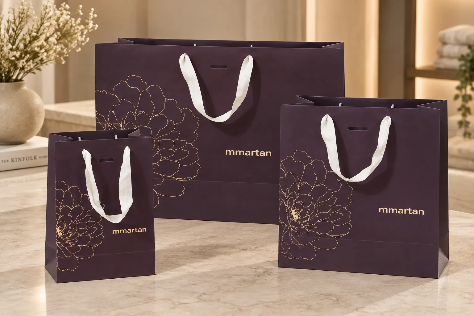 Imagem de referência: sacolas de papel para a black friday, com foco em planejamento de estoque