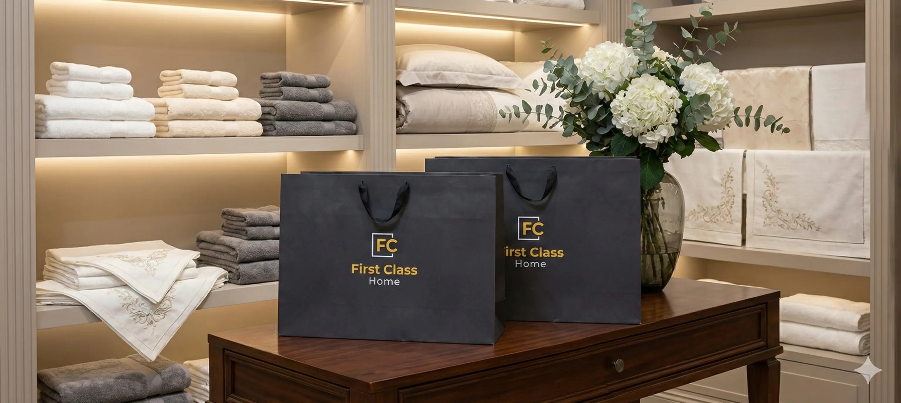 Imagem de referência: sacolas de papel para o dia das mães, com foco em conteúdo digital da campanha